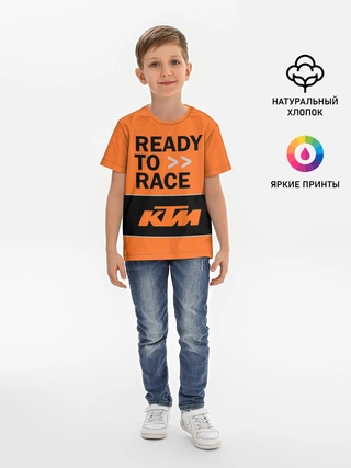 Детская базовая футболка / KTM | READY TO RACE (Z)