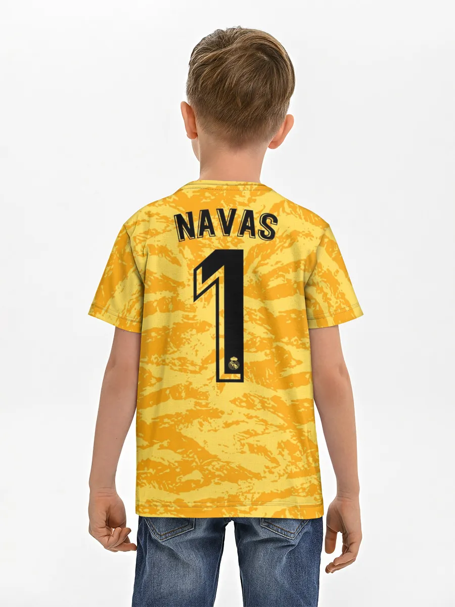 Детская базовая футболка / Navas gk home 19-20