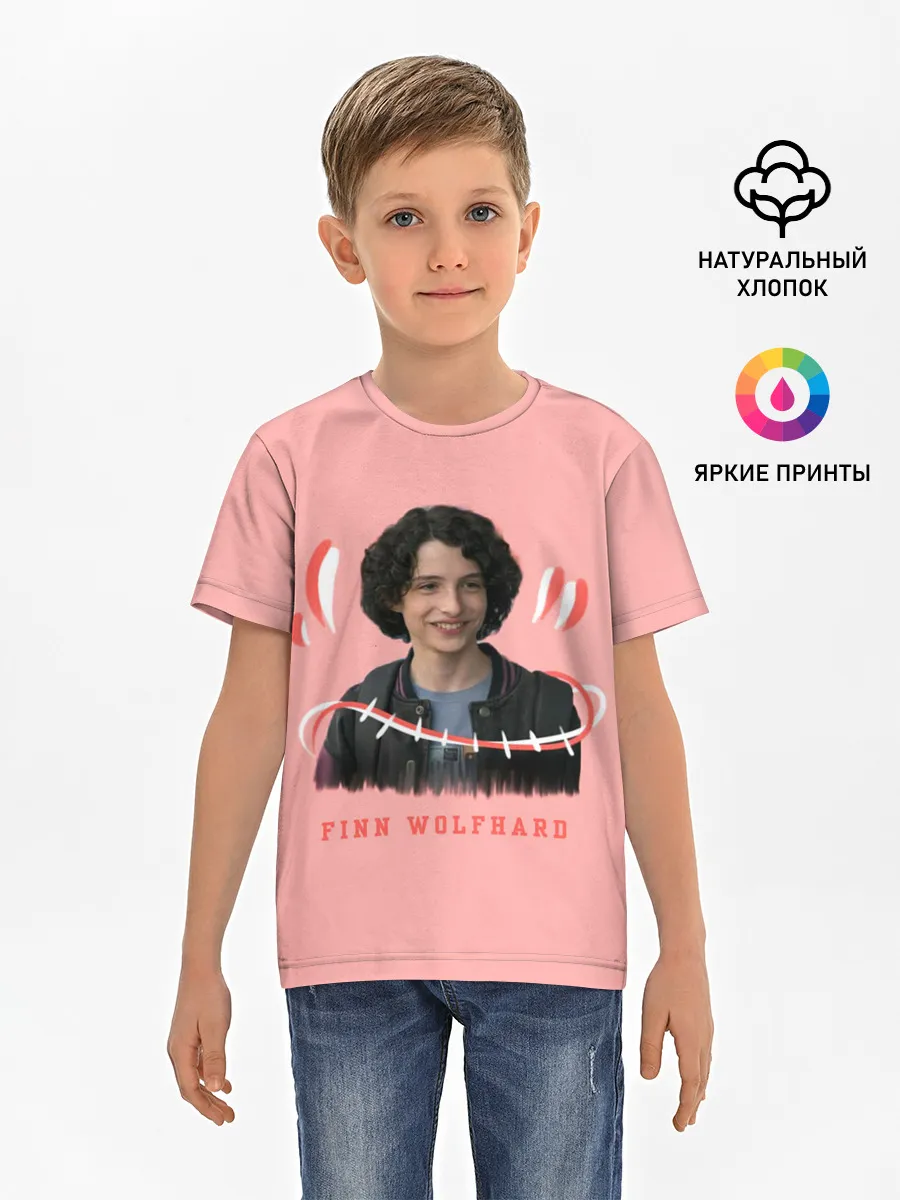 Детская базовая футболка / finn wolfhard