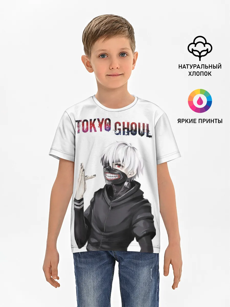 Детская базовая футболка / Kaneki Ken в профиль