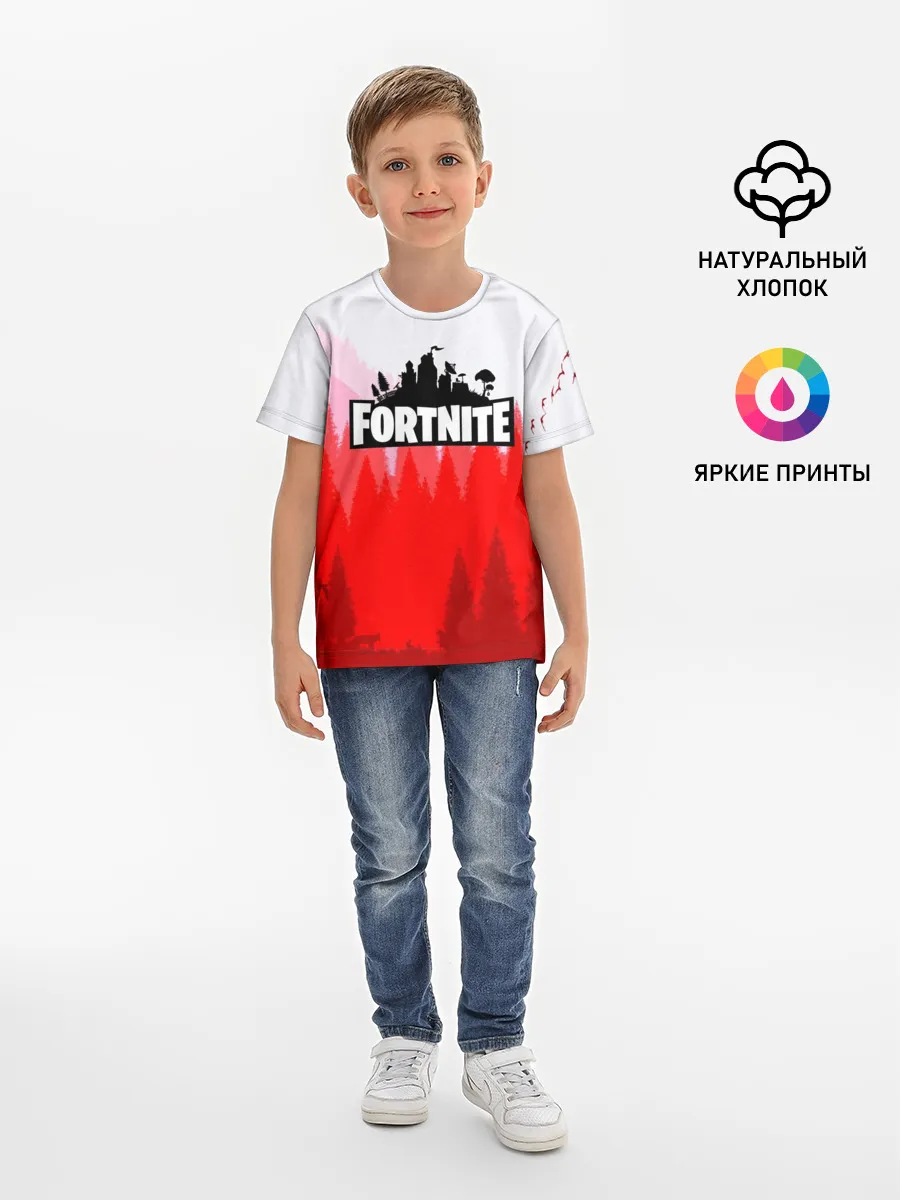 Детская базовая футболка / FORTNITE