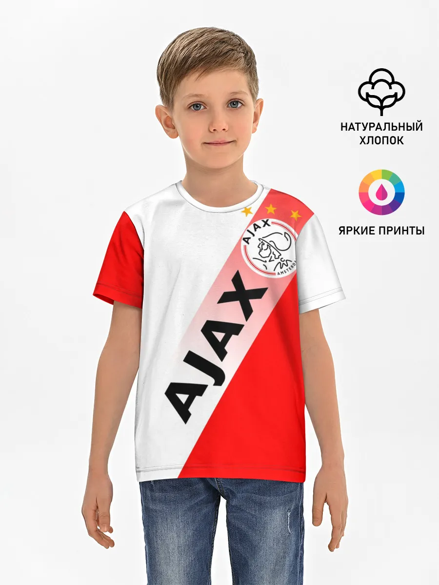 Детская базовая футболка / FC AJAX AMSTERDAM / ФК АЯКС