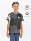 Детская базовая футболка / BARCELONA SPORT GRAY