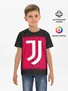 Детская базовая футболка / JUVENTUS / ЮВЕНТУС / НЕОН