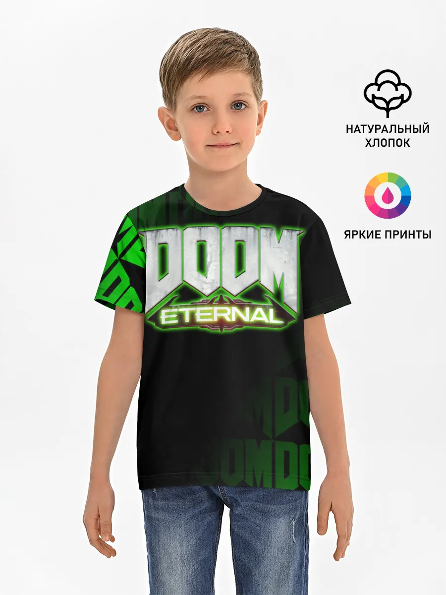 Детская базовая футболка / DOOM: ETERNAL.