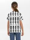 Детская базовая футболка / ATTACK ON TITAN hieroglyphs white pattern