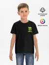 Детская базовая футболка / MONSTER ENERGY (+спина) (Z)