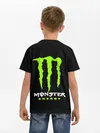 Детская базовая футболка / MONSTER ENERGY (+спина) (Z)