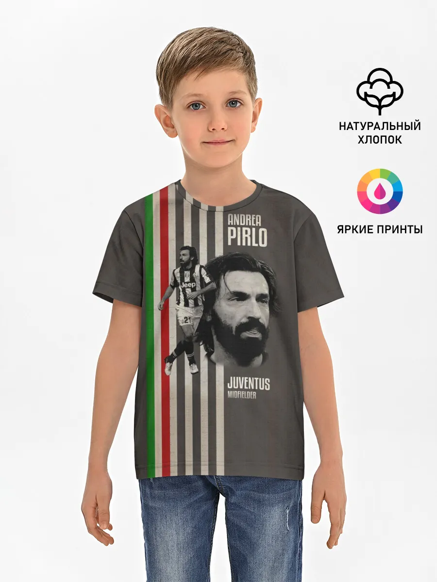 Детская базовая футболка / Andrea Pirlo