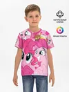 Детская базовая футболка / Pinkie Pie pattern