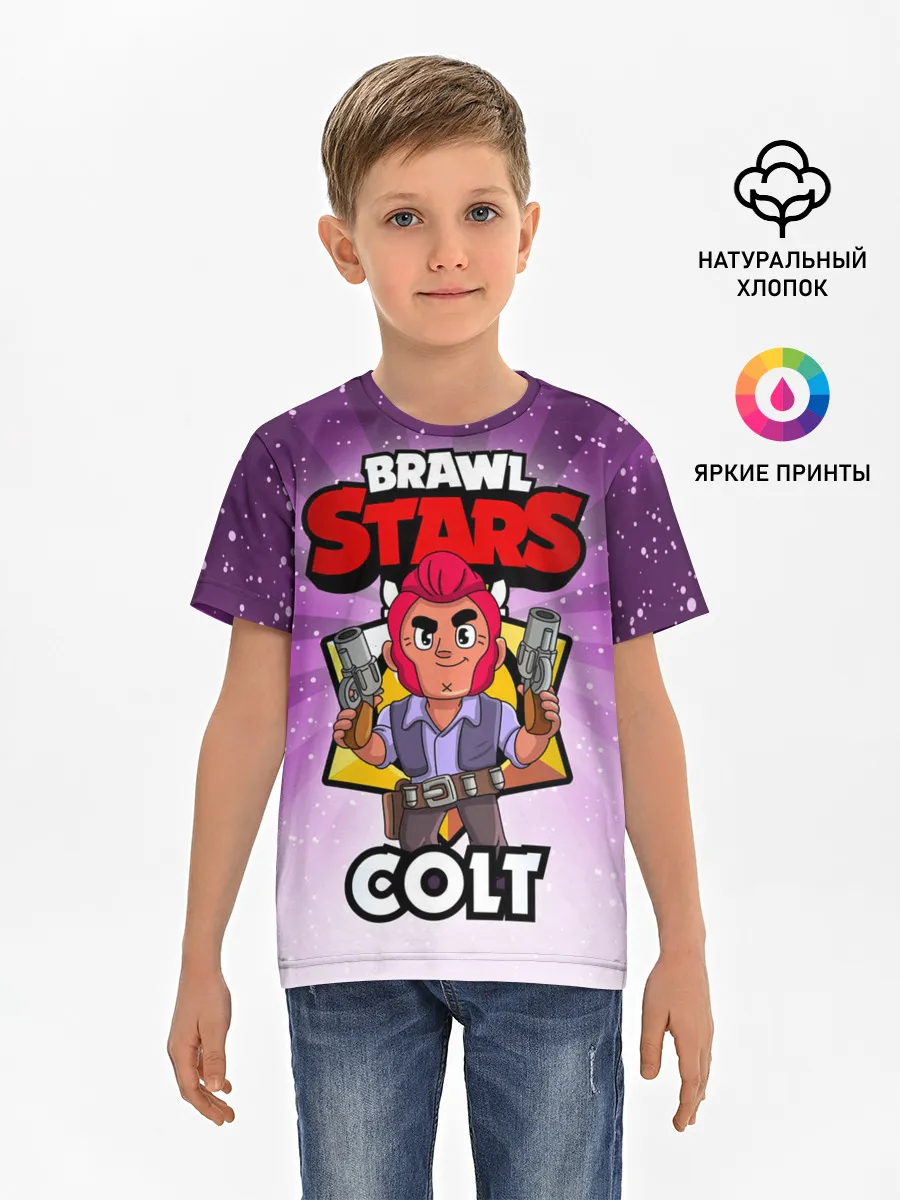 Детская базовая футболка / BRAWL STARS COLT