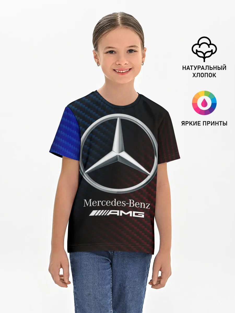 Детская базовая футболка / MERCEDES / МЕРСЕДЕС