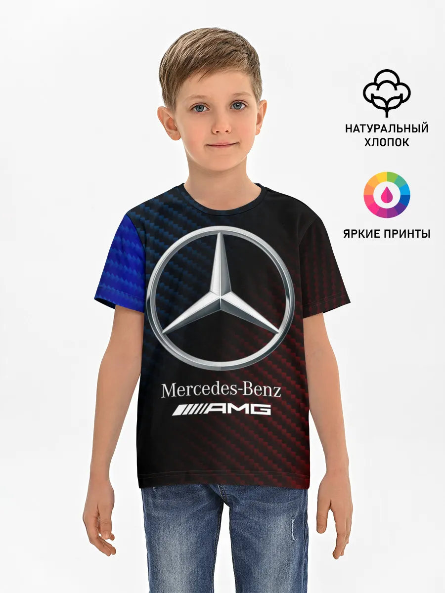 Детская базовая футболка / MERCEDES / МЕРСЕДЕС