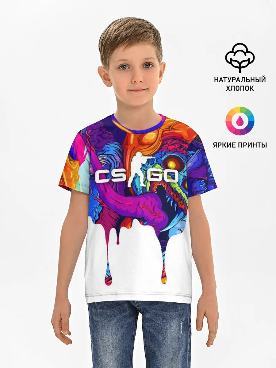 Детская базовая футболка / CS GO HYPER BEAST