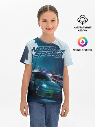 Детская базовая футболка / Need for Speed