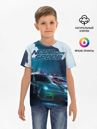 Детская базовая футболка / Need for Speed