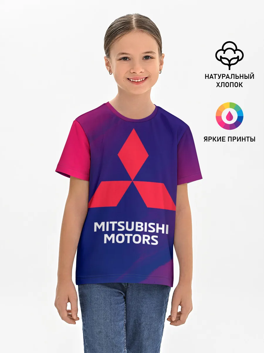 Детская базовая футболка / MITSUBISHI / МИТСУБИСИ