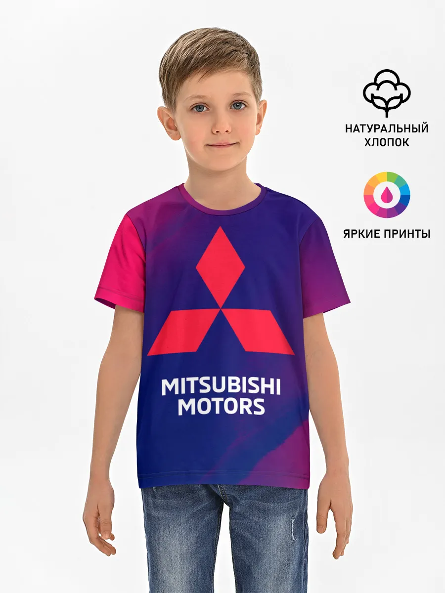 Детская базовая футболка / MITSUBISHI / МИТСУБИСИ