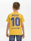 Детская базовая футболка / Messi 4-th kit 19-20