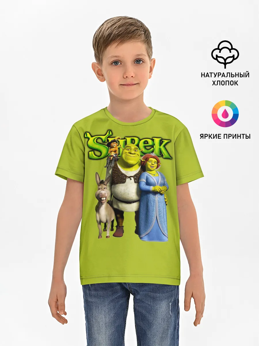 Детская базовая футболка / Шрек/Shrek