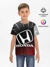 Детская базовая футболка / HONDA / ХОНДА / СЕТКА