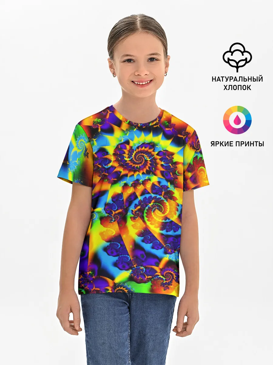 Детская базовая футболка / TIE-DYE COLOR