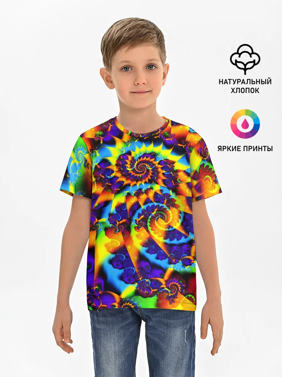 Детская базовая футболка / TIE-DYE COLOR