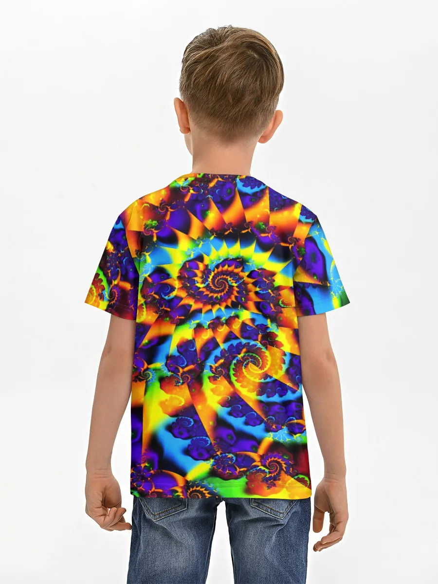 Детская базовая футболка / TIE-DYE COLOR