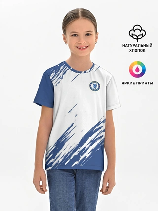 Детская базовая футболка / CHELSEA UNIFORM | ФОРМА ЧЕЛСИ