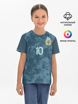 Детская базовая футболка / Messi away Copa America 2020