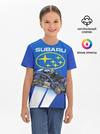 Детская базовая футболка / Subaru