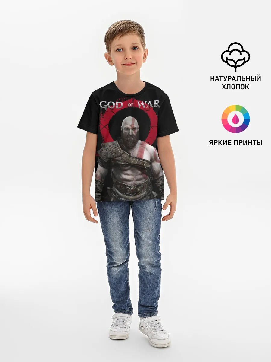 Детская базовая футболка / God of War