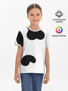 Детская базовая футболка / Cow print