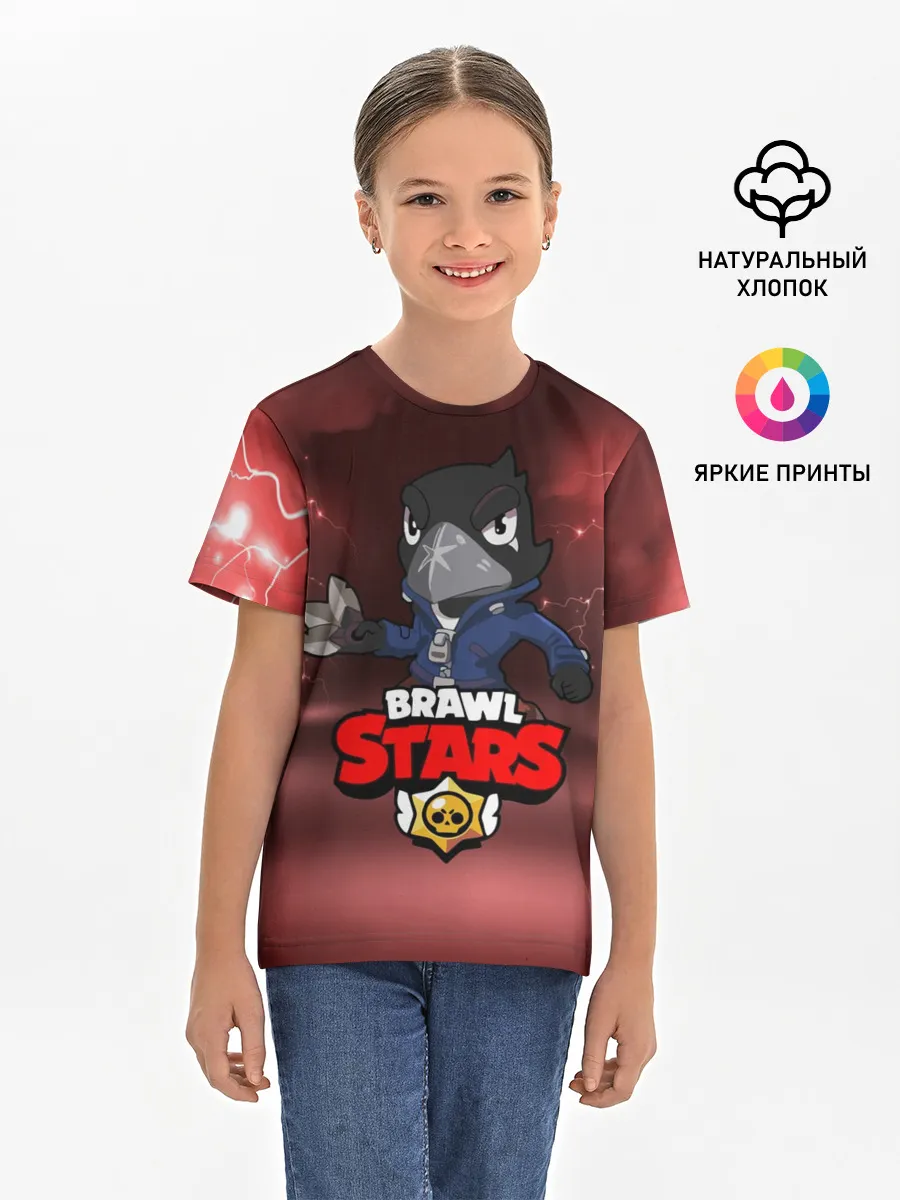 Детская базовая футболка / Brawl Stars CROW