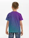 Детская базовая футболка / Checkerboard gradient