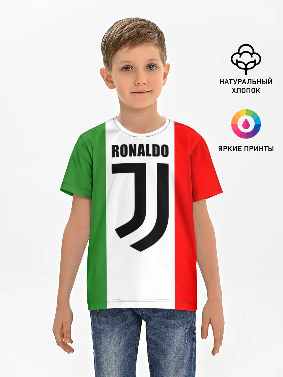 Детская базовая футболка / Ronaldo Juventus Italy