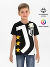 Детская базовая футболка / JUVENTUS / ЮВЕНТУС / ЗВЕЗДЫ