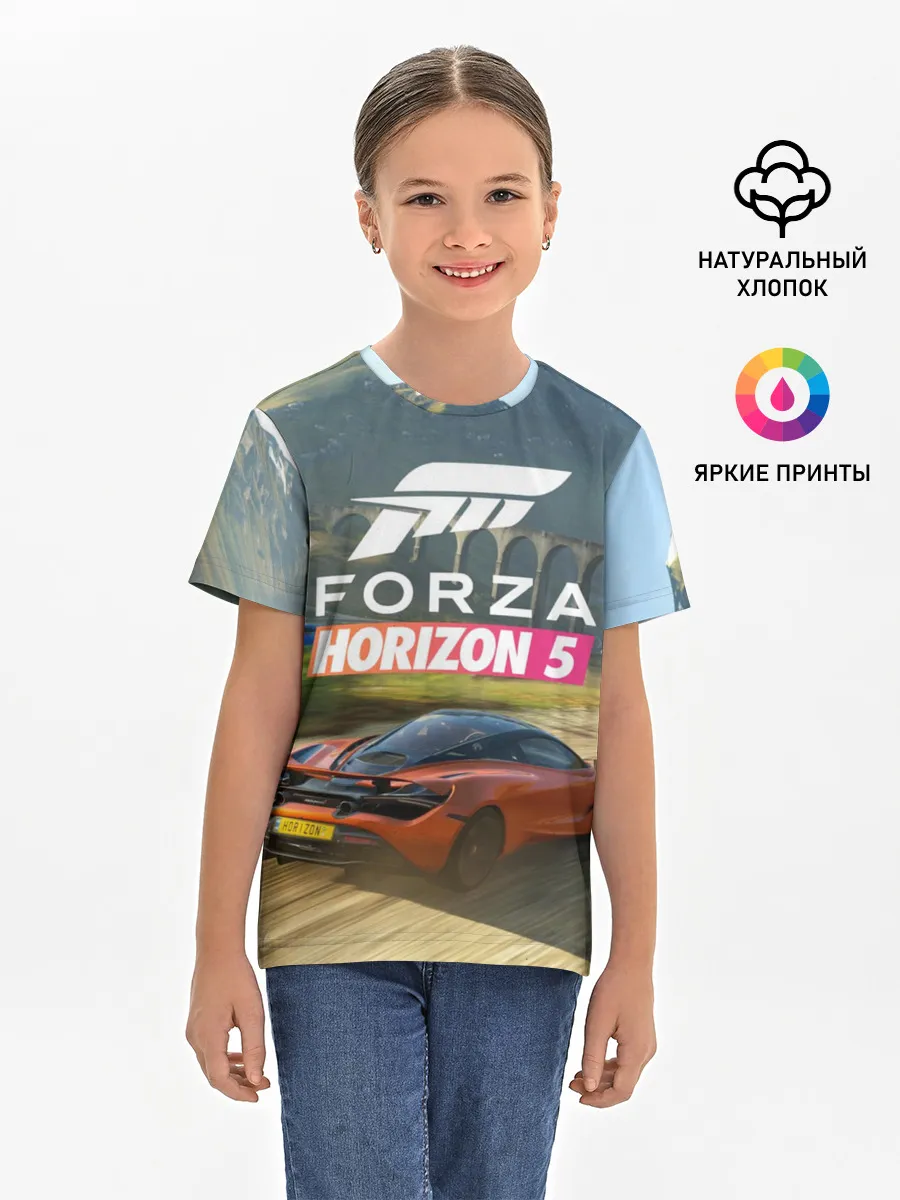 Детская базовая футболка / Forza Horizon 5, игра