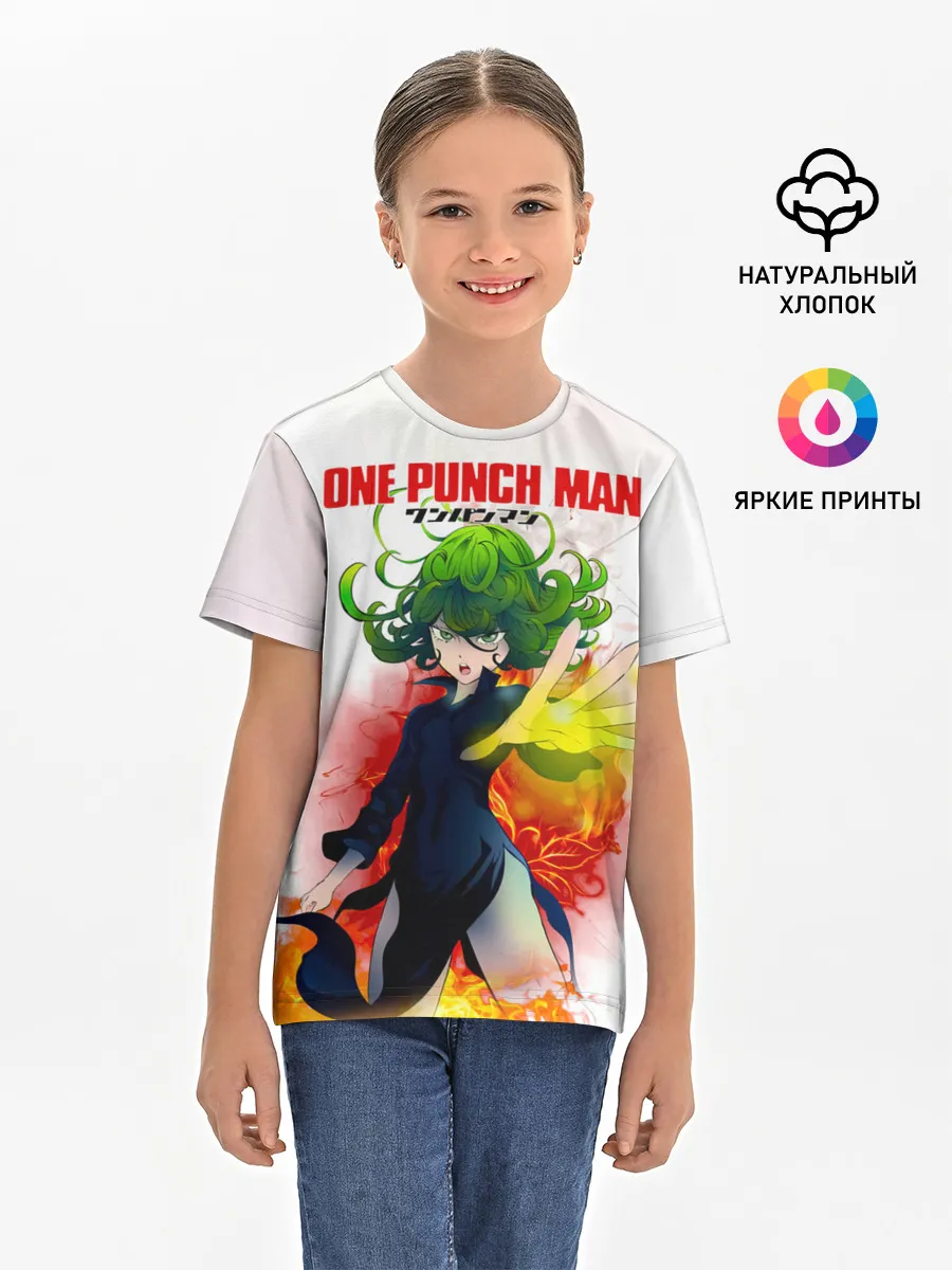 Детская базовая футболка / Тацумаки One Punch-Man