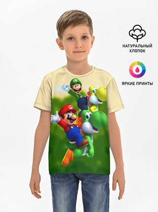 Детская базовая футболка / 3DMario