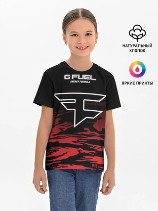 Детская базовая футболка / Faze clan - Jersey pro 2019