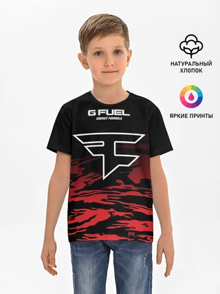 Детская базовая футболка / Faze clan - Jersey pro 2019