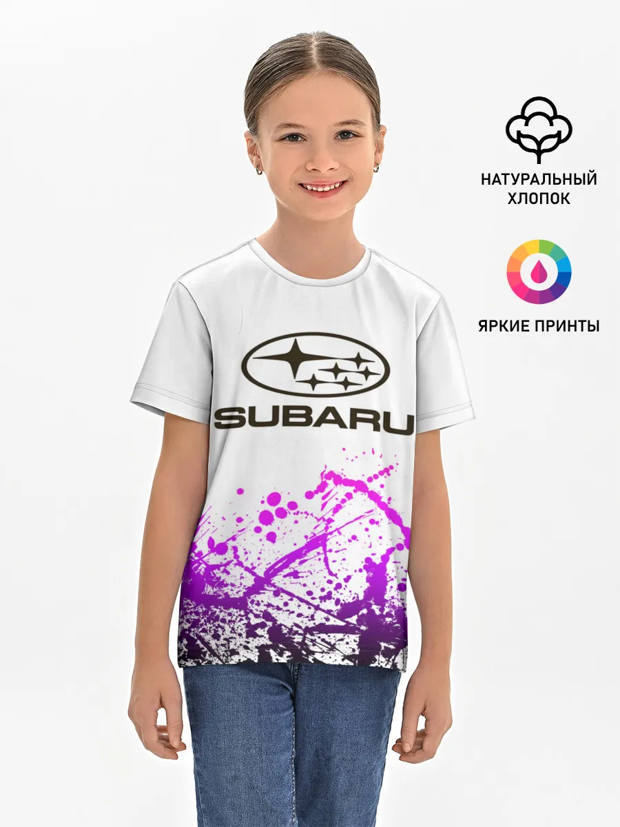 Детская базовая футболка / SUBARU