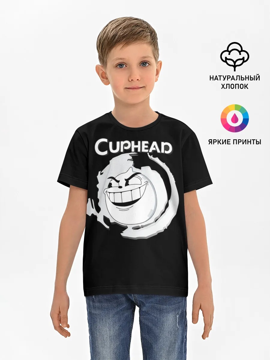 Детская базовая футболка / босс caphead