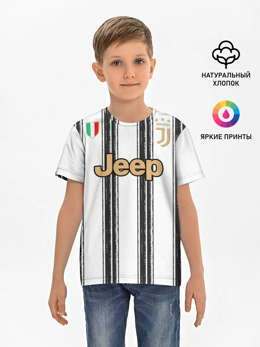 Детская базовая футболка / Juventus home 20-21