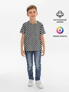 Детская базовая футболка / Checkerboard Color