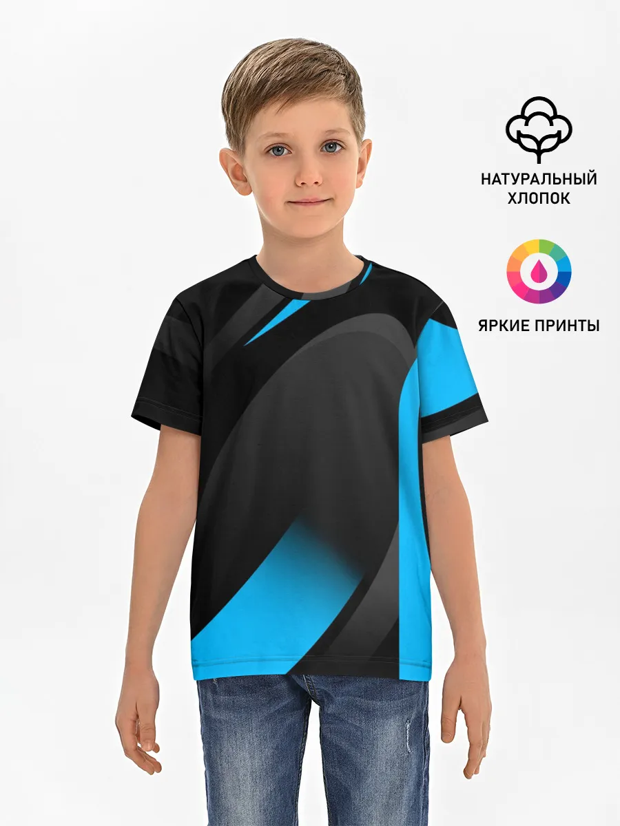 Детская базовая футболка / SPORT WEAR BLUE