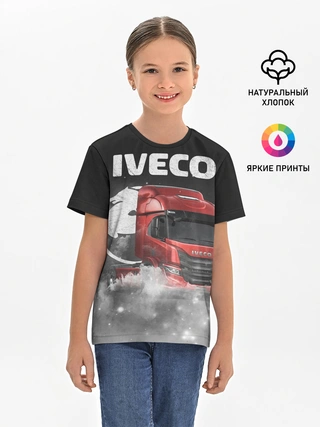 Детская базовая футболка / Iveco truck