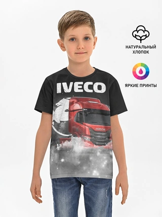 Детская базовая футболка / Iveco truck