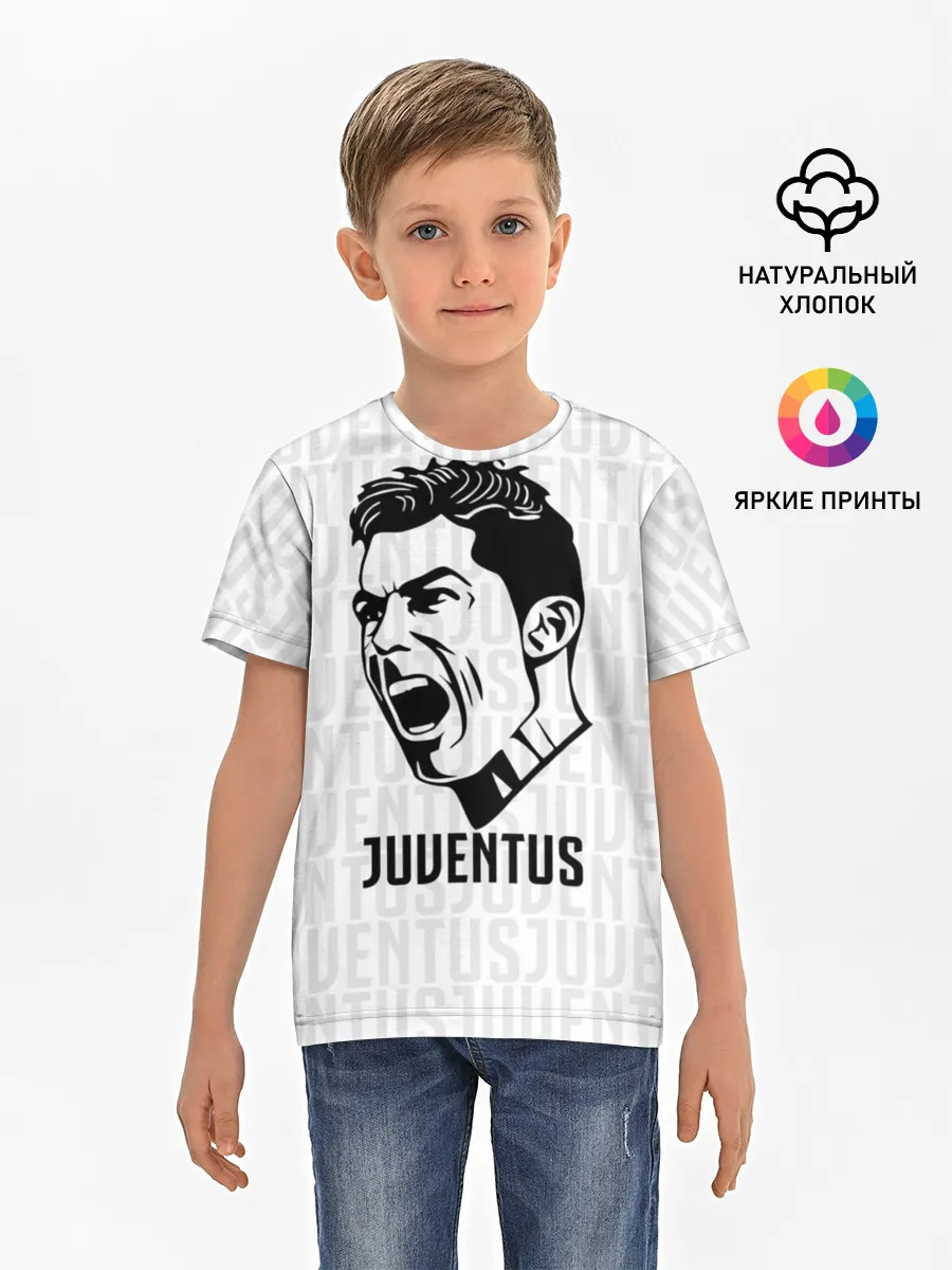 Детская базовая футболка / RONALDO JUVE SPORT